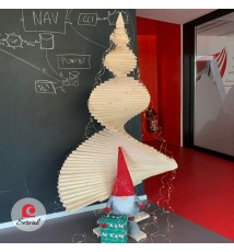ALBERO NATALIZIO MULTIFORME IN LEGNO NATURALE cod. AL001