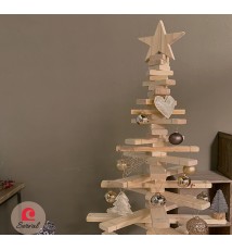 PUNTA A STELLA PER ALBERO IN LEGNO