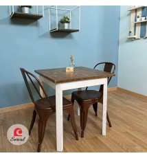 TAVOLINO BAR RUSTICO IN LEGNO MASSELLO