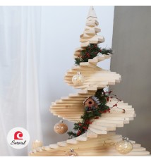 ALBERO NATALIZIO MULTIFORME IN LEGNO NATURALE cod. AL001