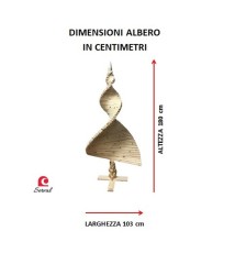 ALBERO NATALIZIO MULTIFORME IN LEGNO CON STELLA |+ COLORI|