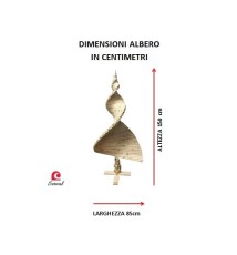 ALBERO NATALIZIO MULTIFORME IN LEGNO CON STELLA |+ COLORI|