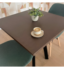 TAVOLO BISTROT MODERNO A 4 GAMBE |NERO - BELFAST