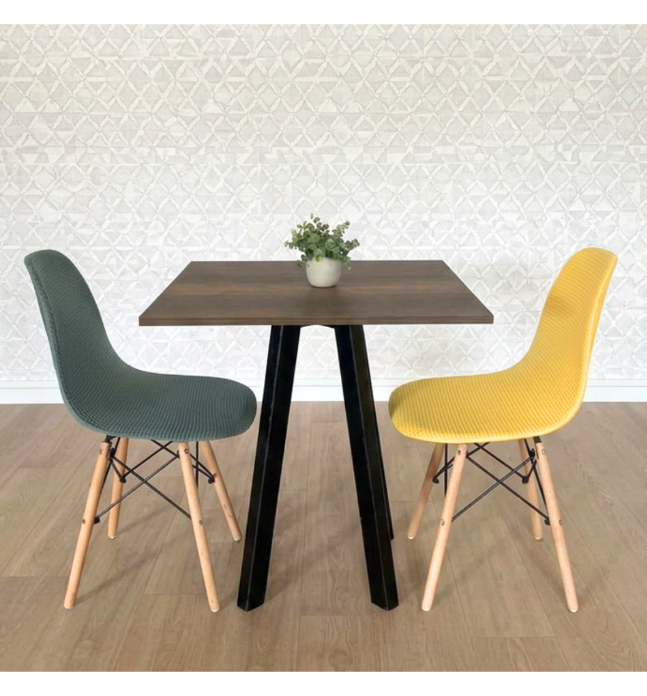 TAVOLO BISTROT MODERNO A 4 GAMBE |NERO - BAROK