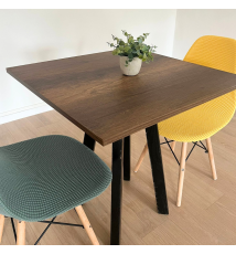 TAVOLO BISTROT MODERNO A 4 GAMBE |NERO - BAROK