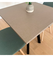TAVOLO BISTROT MODERNO A 4 GAMBE |NERO - ARENA