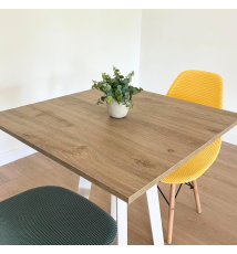 TAVOLO BISTROT MODERNO A 4 GAMBE |BIANCO - CADIZ
