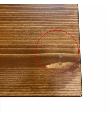 TAVOLO BAR QUADRATO IN LEGNO CON PIEDE CENTRALE  60X60CM  NERO - TEAK  (2)